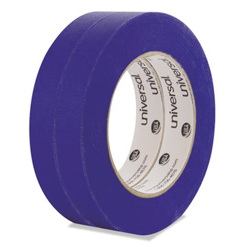 Universal® Premium Blue Masking Tape With Uv Resistance, 3" Core, 18 Mm X 54.8 M, Blue, 2-pack freeshipping - TVN Wholesale